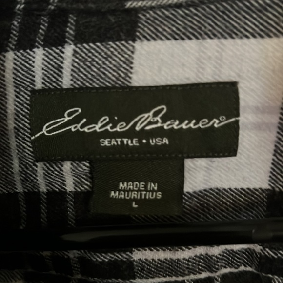 Eddie Bauer L flannel - Picture 2 of 2
